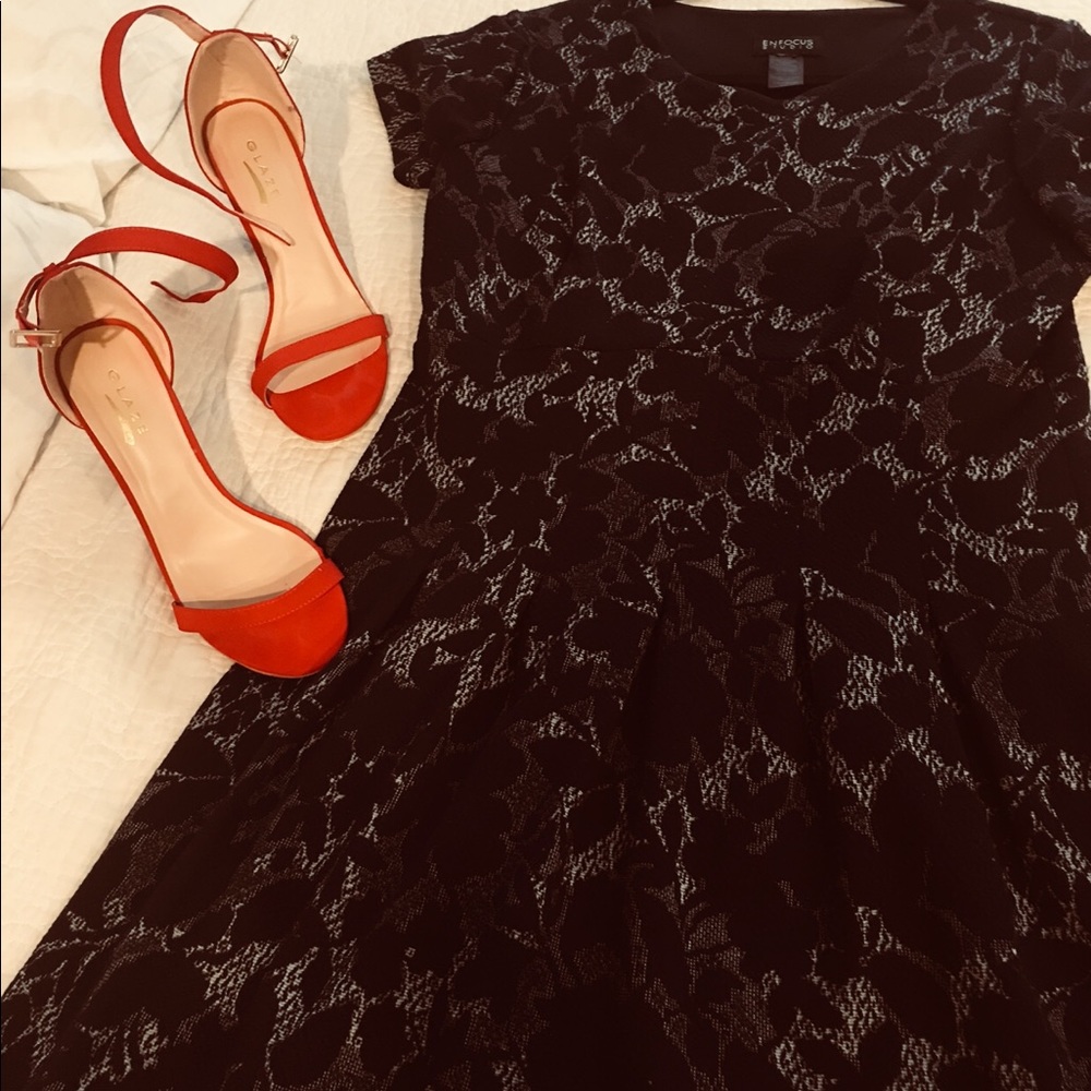 Navy blue dress